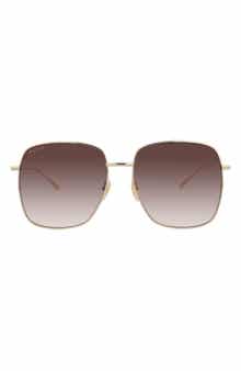 Gucci 59mm Oversize Square Sunglasses