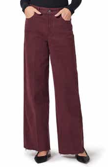Anessa Raw Hem High Waist Wide Leg Jeans