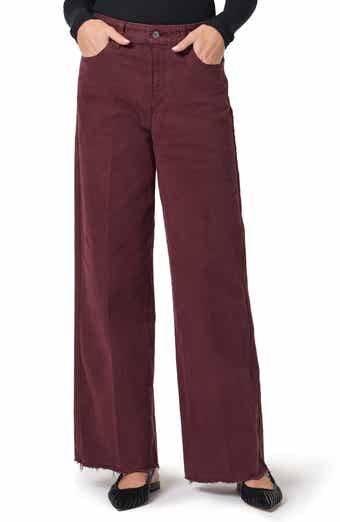 Anessa Raw Hem High Waist Wide Leg Jeans