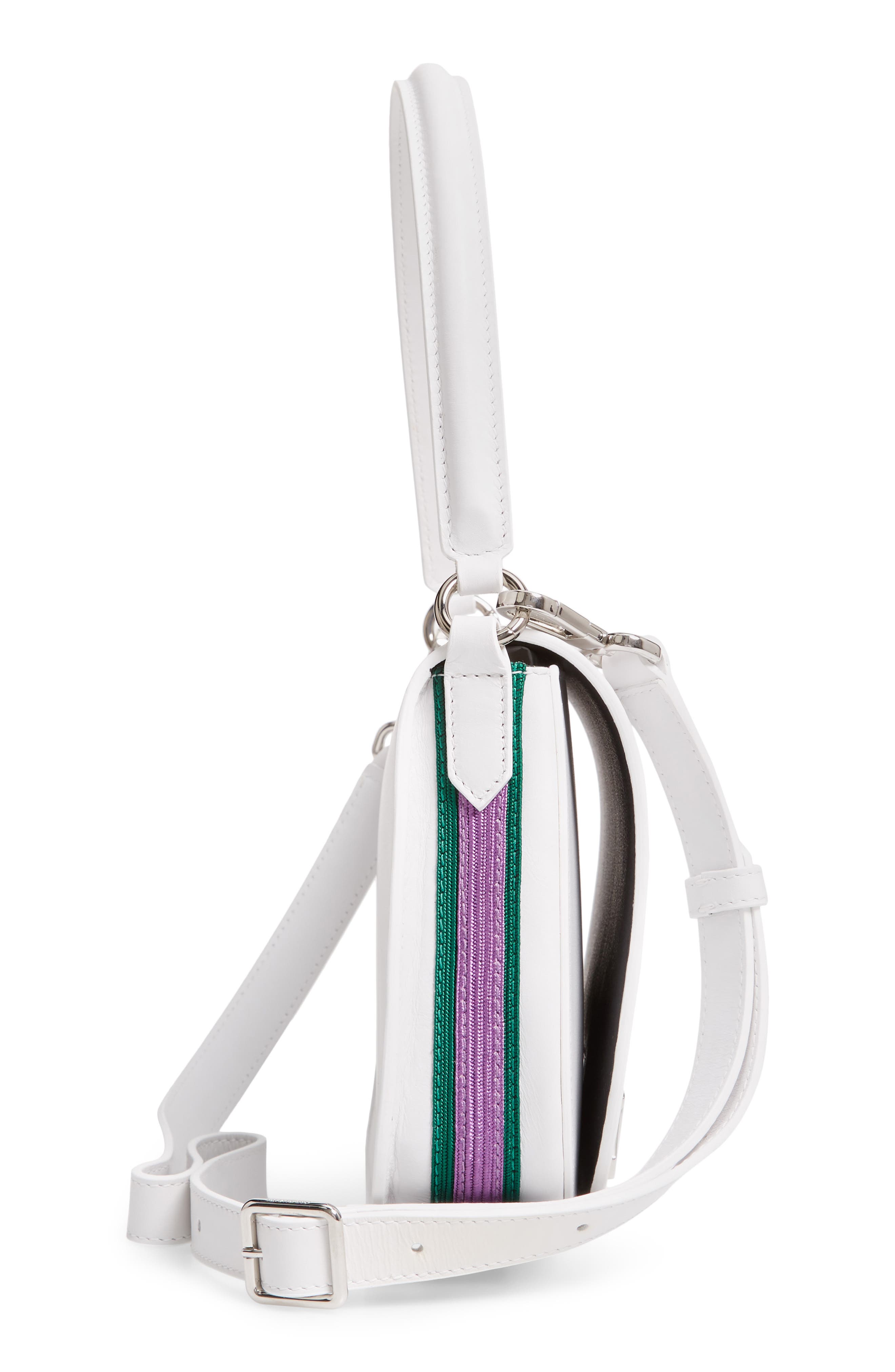 CALVIN KLEIN 205W39NYC Bonnie Leather Shoulder Bag, Alternate, color, 