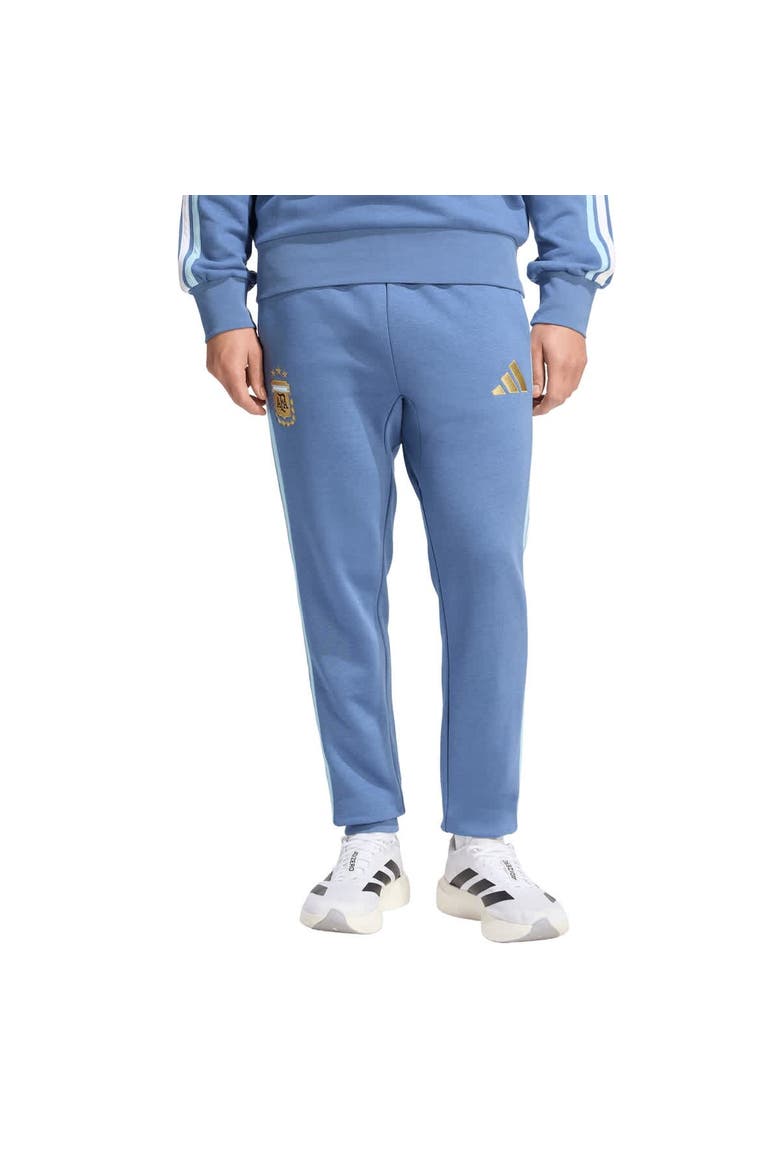 Men's adidas Blue Argentina National Team FIFA x World Cup Alphaskin Fleece Pants, Main, color, Blue