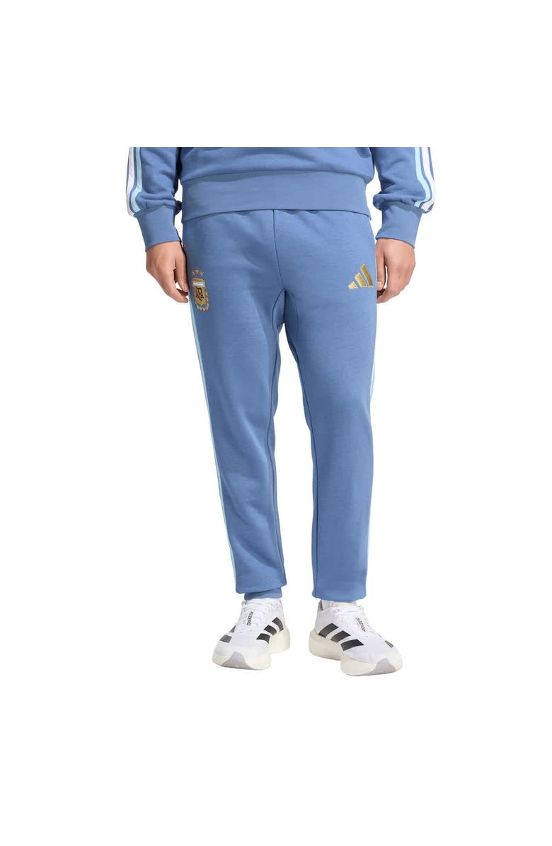 adidas Men's adidas Blue Argentina National Team FIFA x World Cup Alphaskin Fleece Pants, Main, color, Blue
