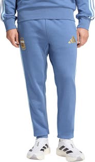 adidas Men's adidas Blue Argentina National Team FIFA x World Cup Alphaskin Fleece Pants