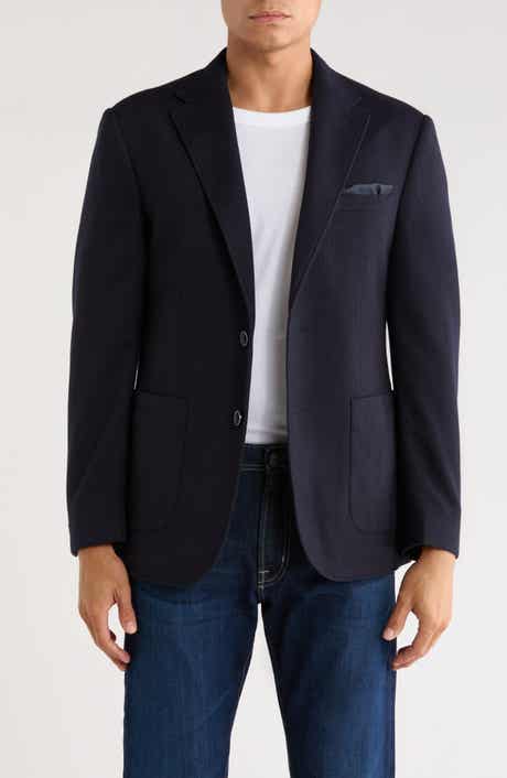 Lucky Brand Solid Pique Knit Sport Coat