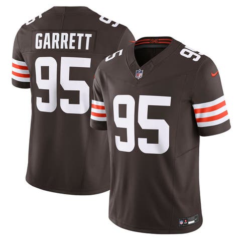 Men's Nike Myles Garrett Brown Cleveland Browns Team Vapor F.U.S.E. Limited Jersey
