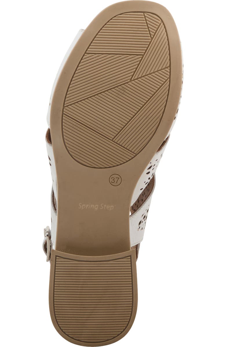 Spring Step Plasma Ankle Strap Sandal, Alternate, color, White