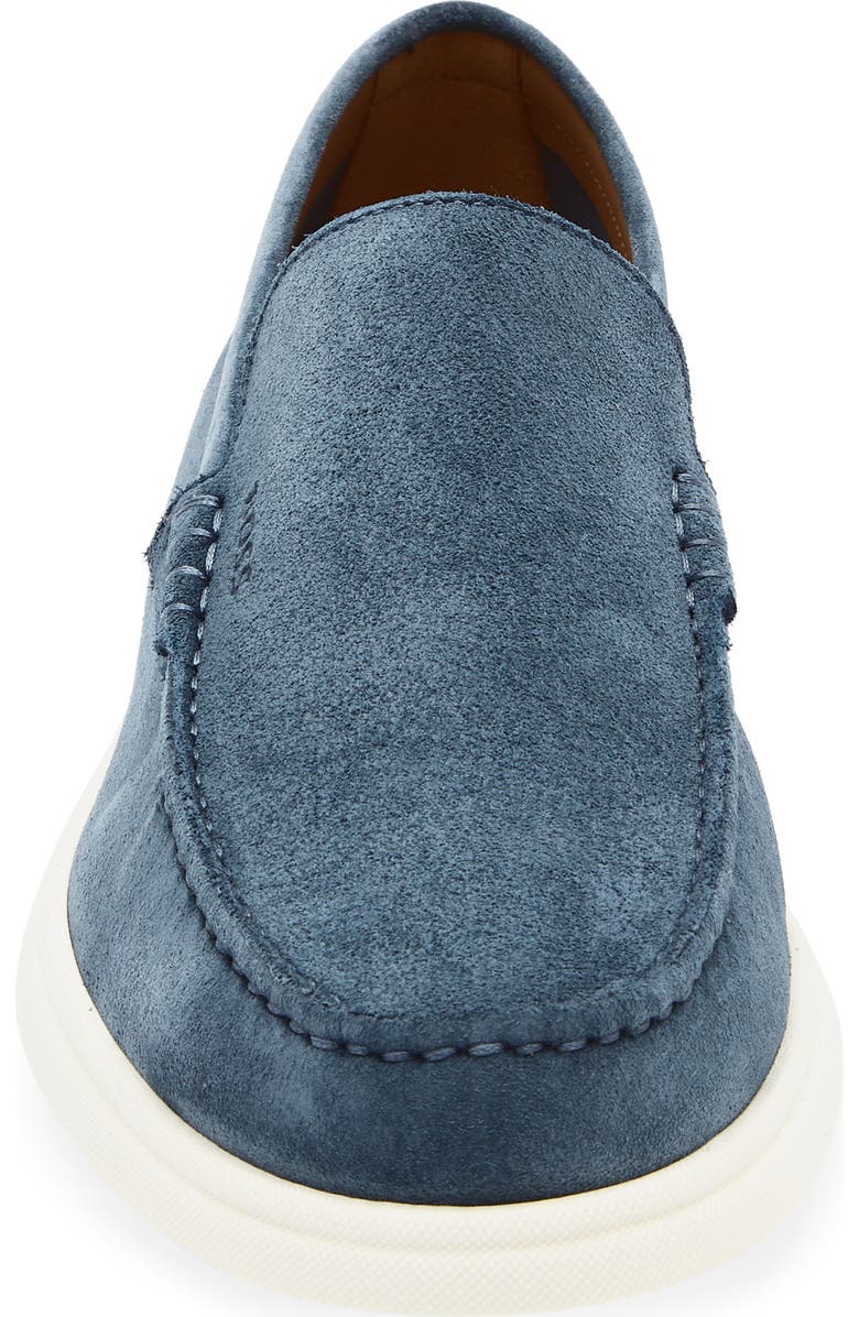 BOSS Sienne Moc Toe Loafer, Alternate, color, Open Blue