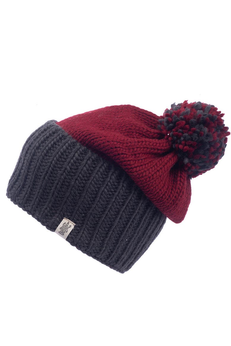 Masha Pom Slouch, Main, color, Burgundy