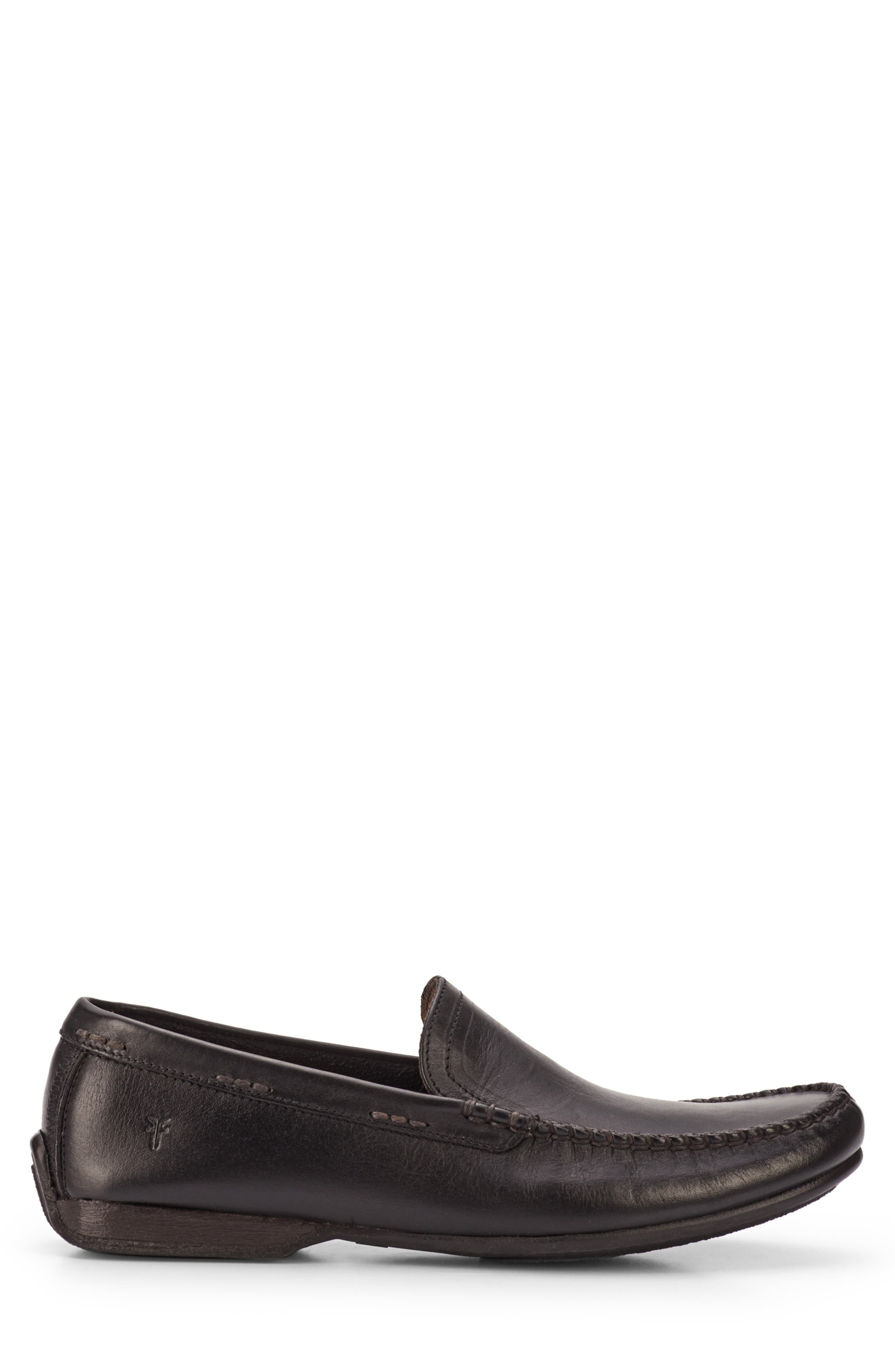 Frye Lewis Venetian Loafer, Alternate, color, Black