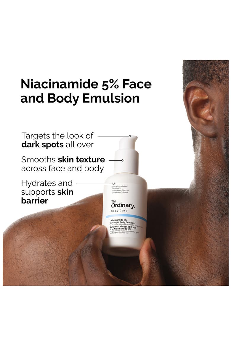 Niacinamide 5% Face and Body Emulsion for Dark Spots & Uneven Tone, Alternate, color, NO COLOR