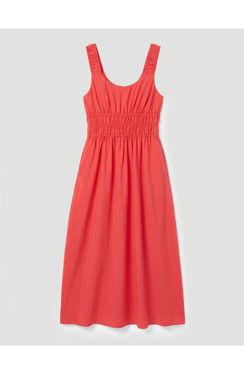 Hush Air Flow Gathered Straps Midi Dress, Alternate, color, Watermelon Red