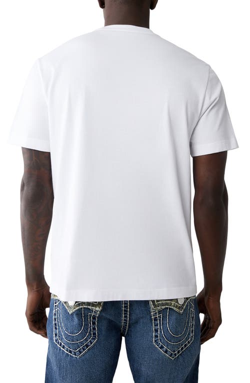 True Religion Gas Logo Graphic T-shirt In White