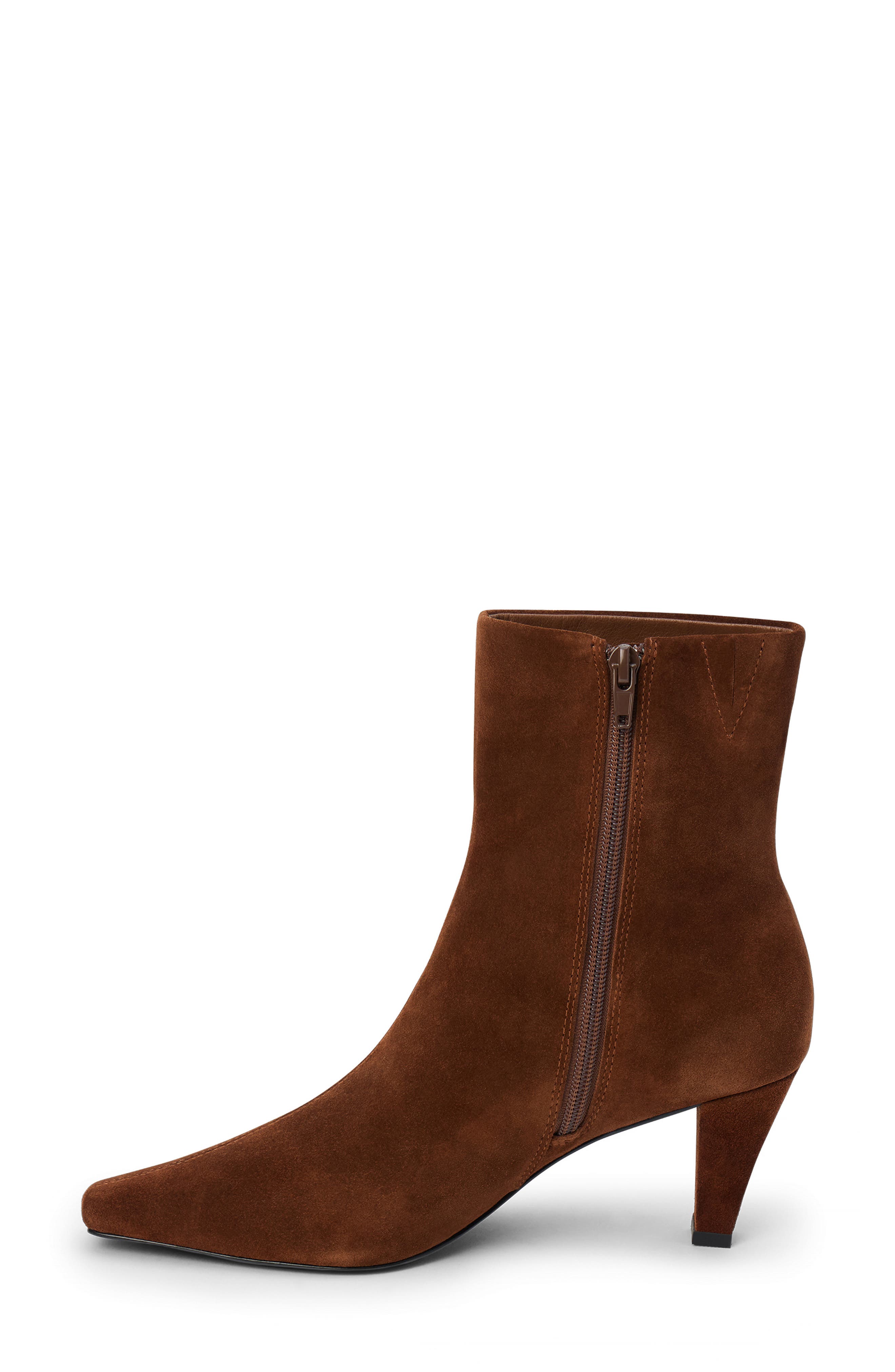 Franco Leather Bootie, Alternate, color, WALNUT