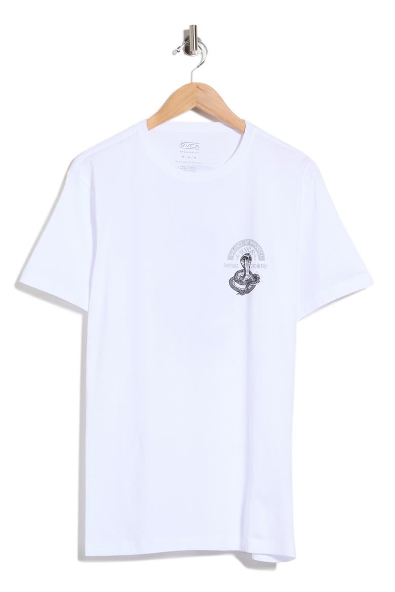 Snake Charmer Cotton Graphic T-Shirt, Main, color, WHITE