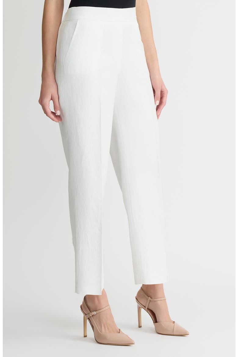 The Audrey Pull-On Wide Leg Pants, Alternate, color, LILY WHITE