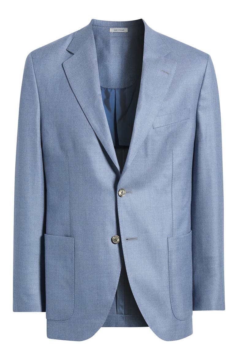 Highland Wool & Cashmere Sport Coat, Alternate, color, LIGHT BLUE