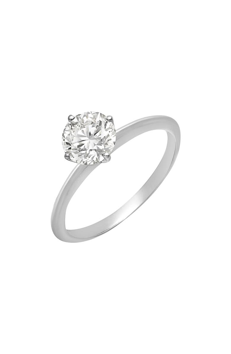 Bony Levy Solitaire Engagment Ring Setting, Main, color, White Gold