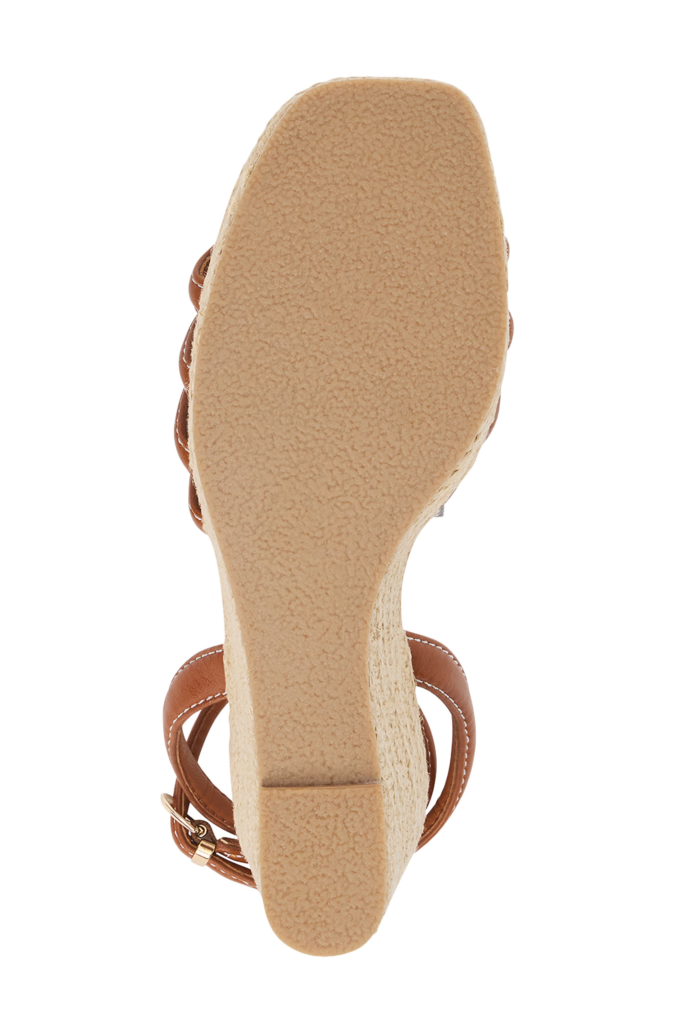 Coconuts by Matisse Sunnie Espadrille Ankle Strap Platform Wedge Sandal, Alternate, color, Cognac