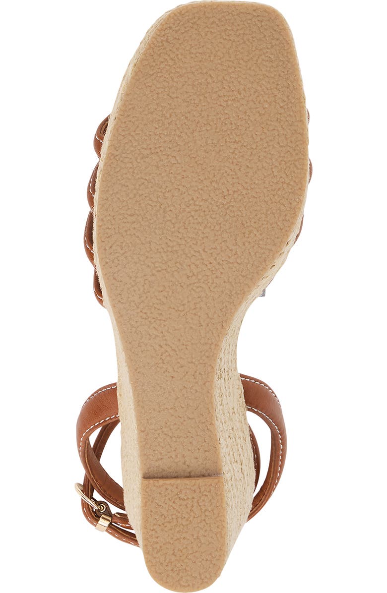 Coconuts by Matisse Sunnie Espadrille Ankle Strap Platform Wedge Sandal, Alternate, color, Cognac