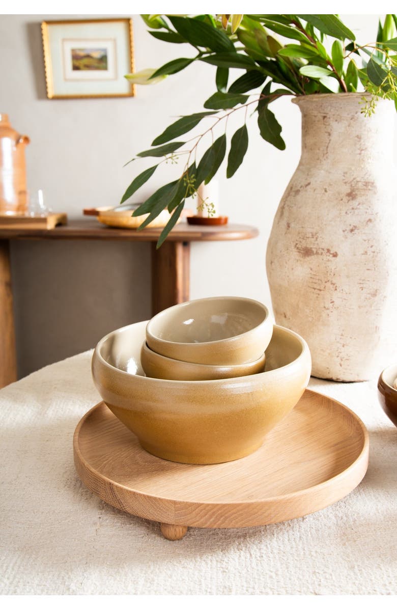 Une Vie Nomade Vintage Bowls, Alternate, color, Salt - Large