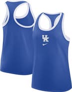Nike Women's Nike Royal Kentucky Wildcats Primetime Tri-Blend Racerback Tank Top