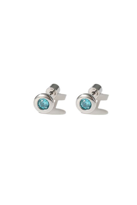 Aurora Bezel Set Solitaire Stud Earrings