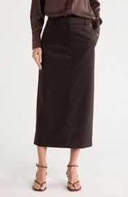 TWP Wool & Cashmere Midi Skirt