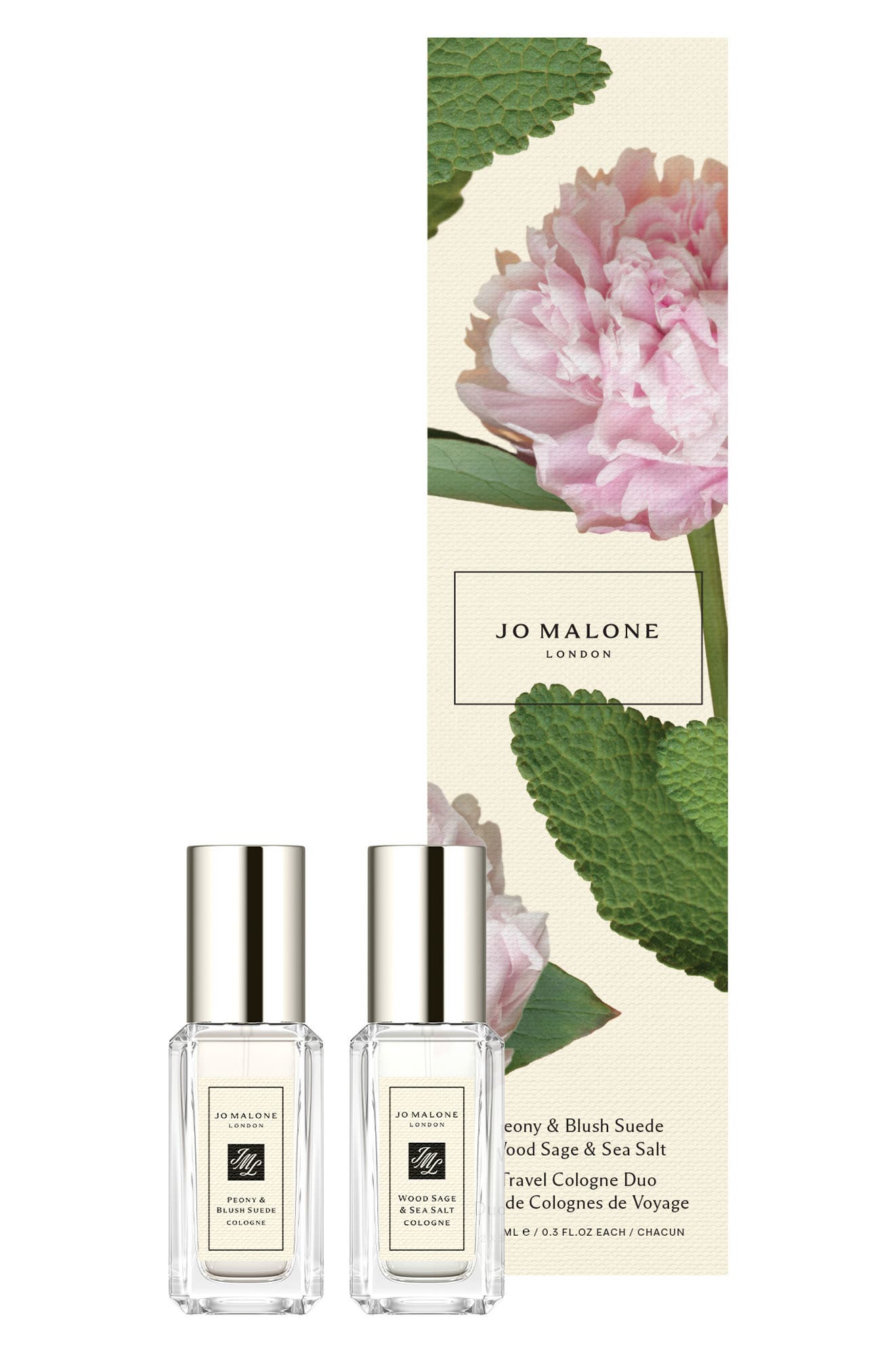 JO MALONE Peony & Blush Suede セット Peony & Blush Suede Cologne & Wood Sage & Sea Salt Cologne Set