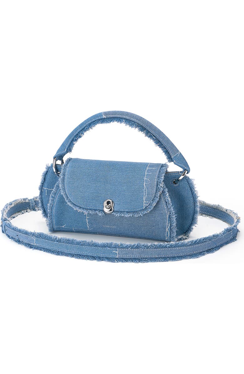 NOIRGAZE Scallop in Denim Bag, Main, color, Denim