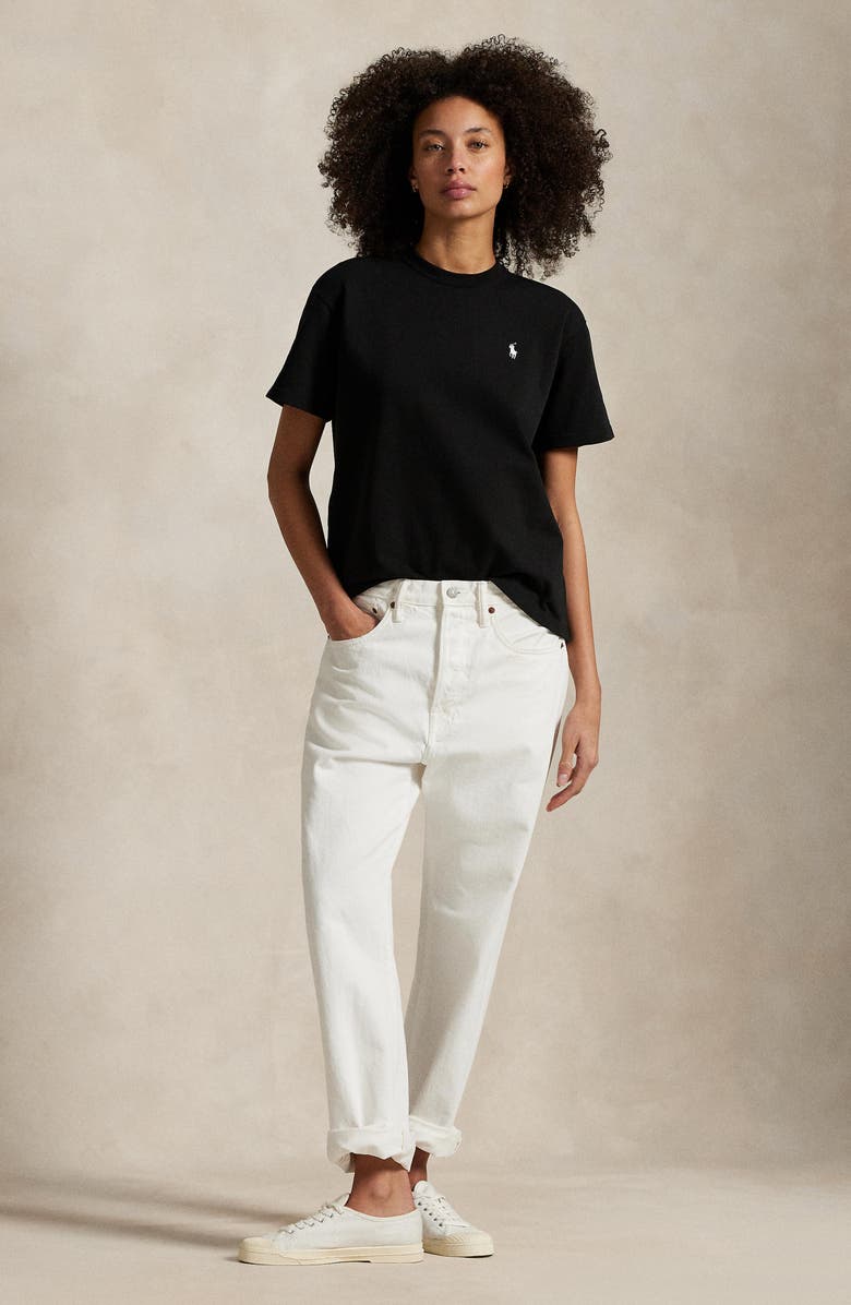 Polo Ralph Lauren Relaxed Cotton T-Shirt, Alternate, color, Polo Black