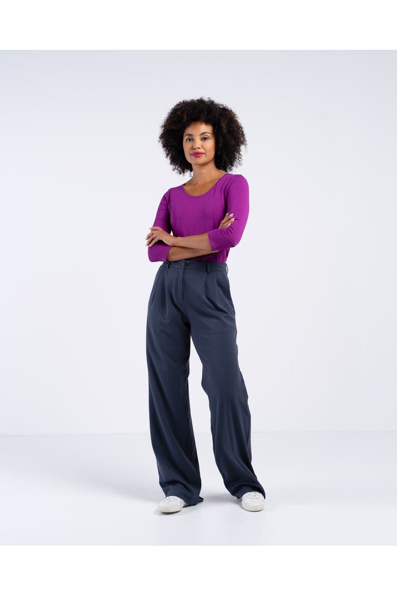 Izzy Pants, Alternate, color, Graphite Blue