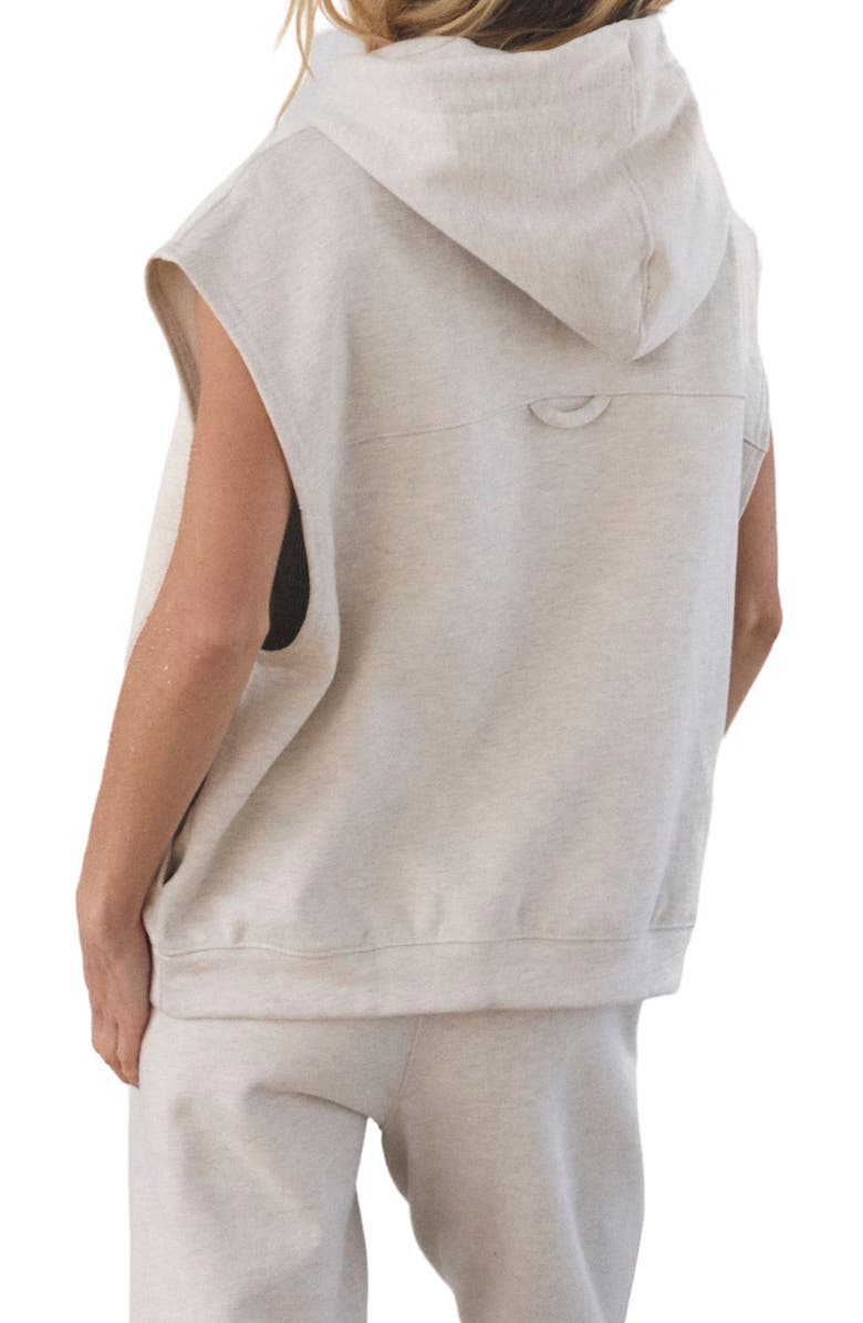 Free People FP Movement For The Win Sleeveless Cotton Hoodie, Alternate, color,