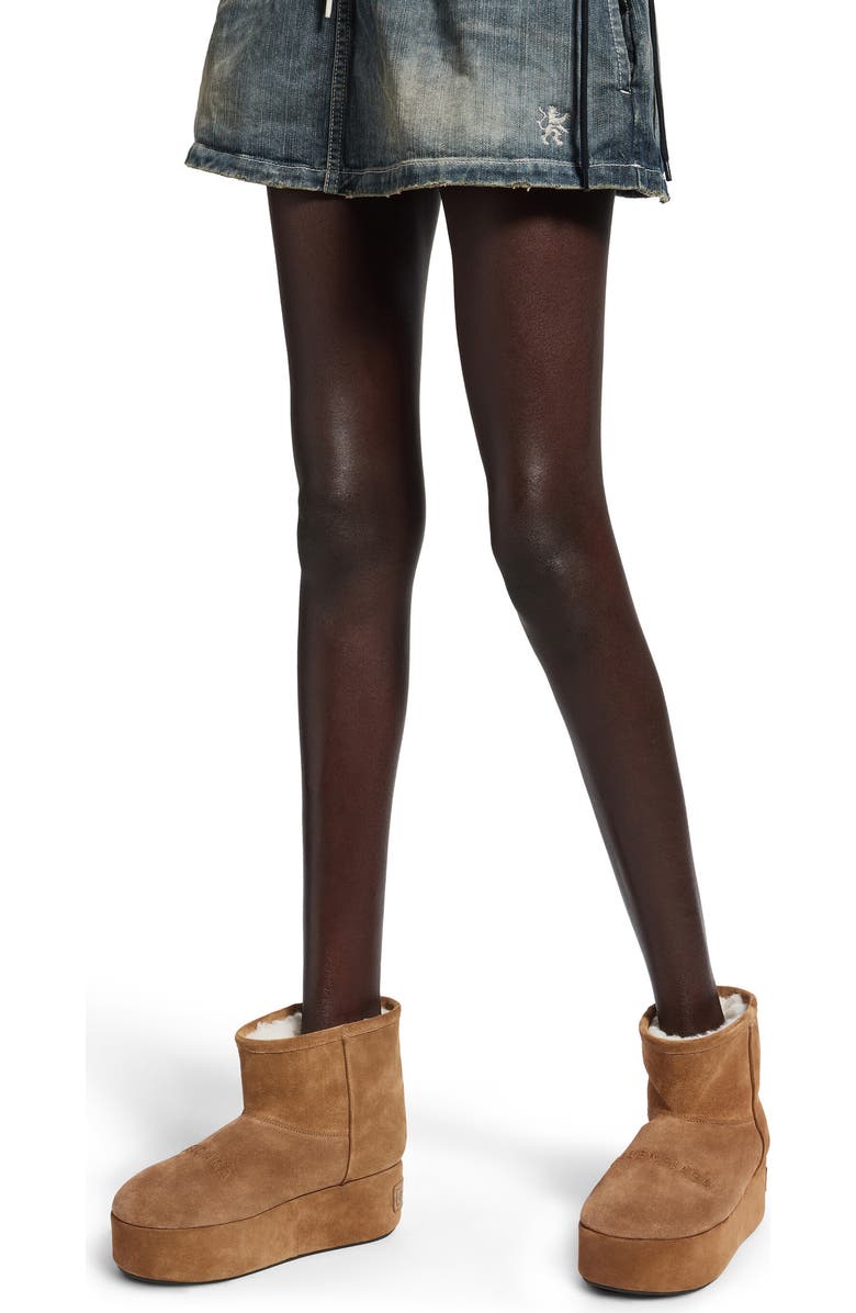 Balenciaga Alaska Platform Bootie, Alternate, color, 2200 Brown/ White