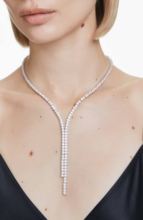 SWAROVSKI SWAROVSKI MATRIX CRYSTAL TENNIS Y-NECKLACE
