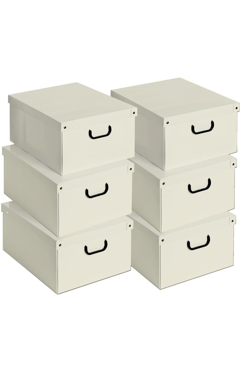 Lavatelli 6 Pack Large Size Storage Box, Main, color, Multicolored