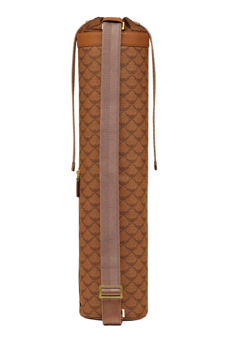 Ottomar Yoga Mat Holder in Lauretos, Alternate, color, COGNAC