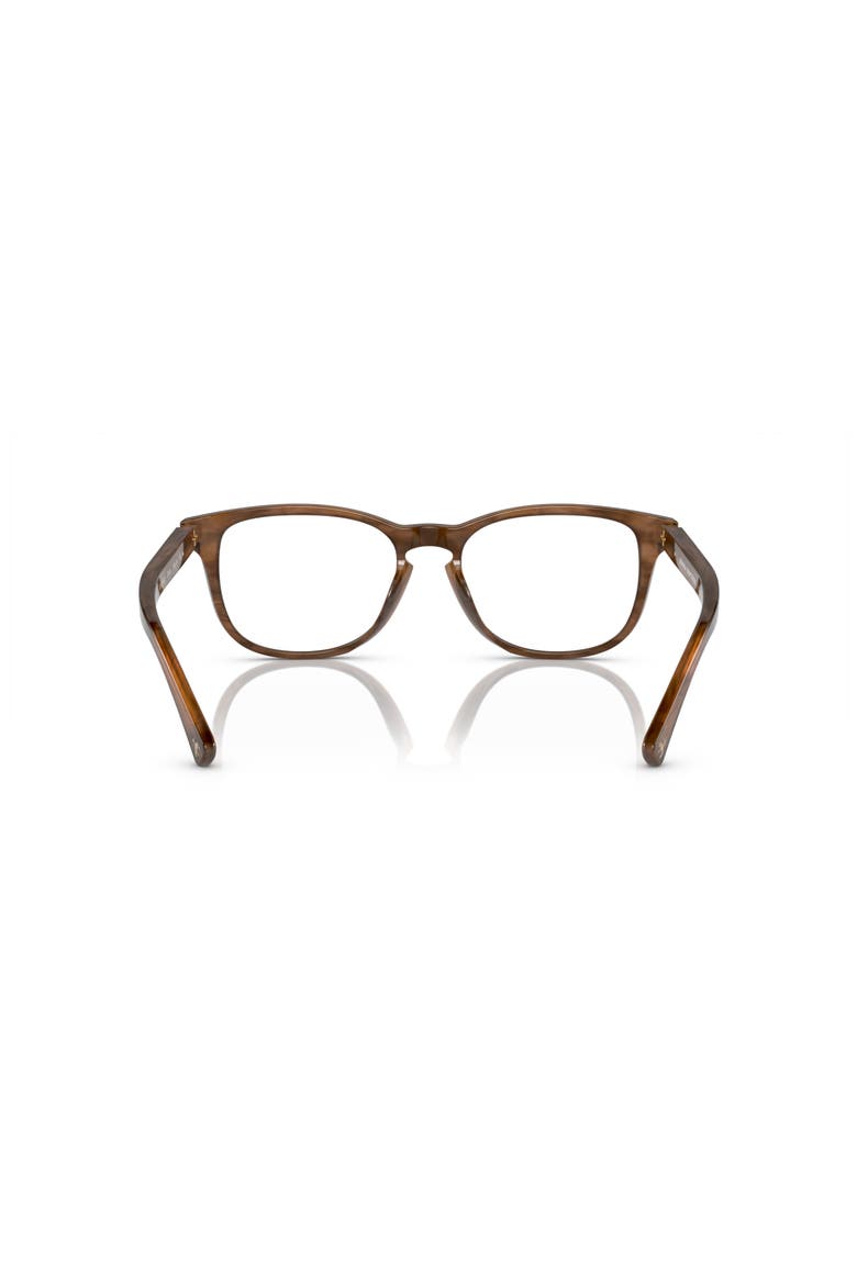 53mm Round optical glasses, Alternate, color, Brown