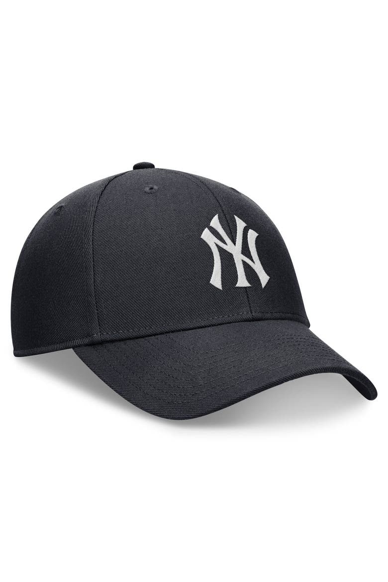Men's Nike Navy New York Yankees Evergreen Club Performance Adjustable Hat, Alternate, color, Navy