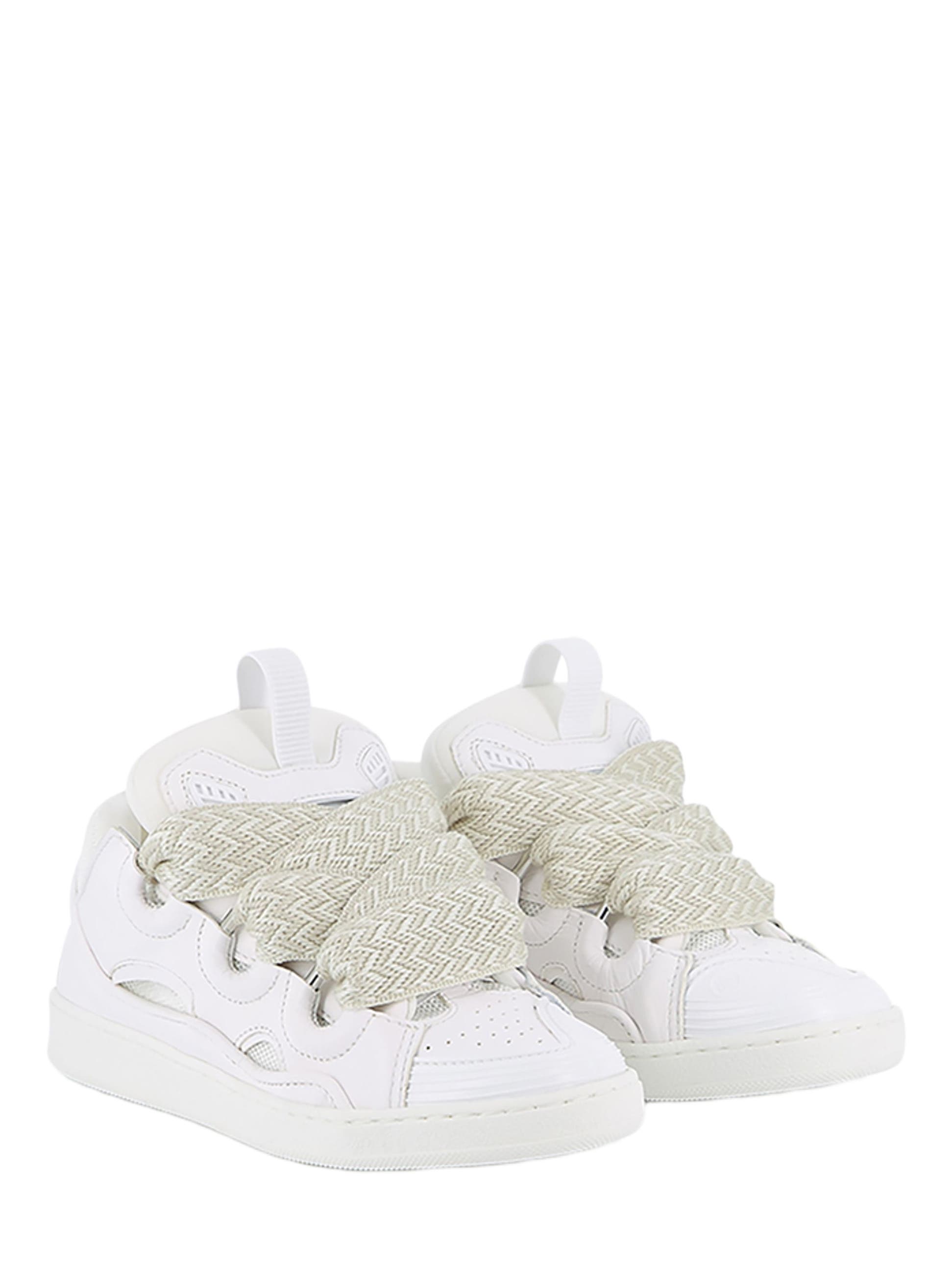 Lanvin KIDS LACE-UP TRAINERS, Main, color, 