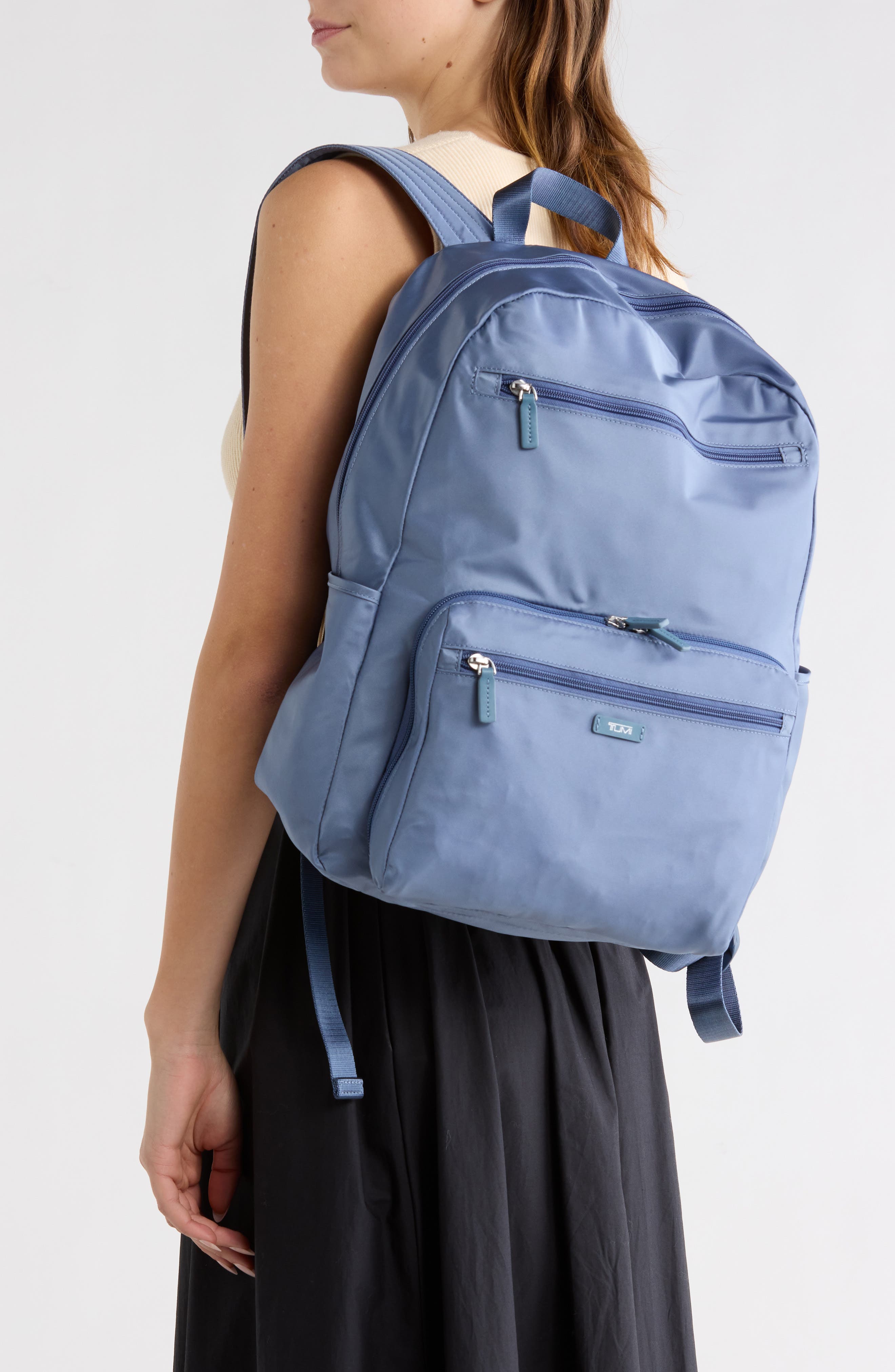 TUMI Packable Nylon Backpack, Alternate, color, Cornflower