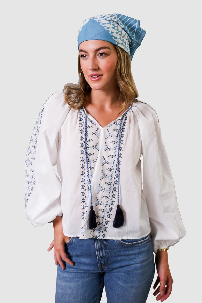 Adriana Top, Main, color, KONA EMBROIDERY