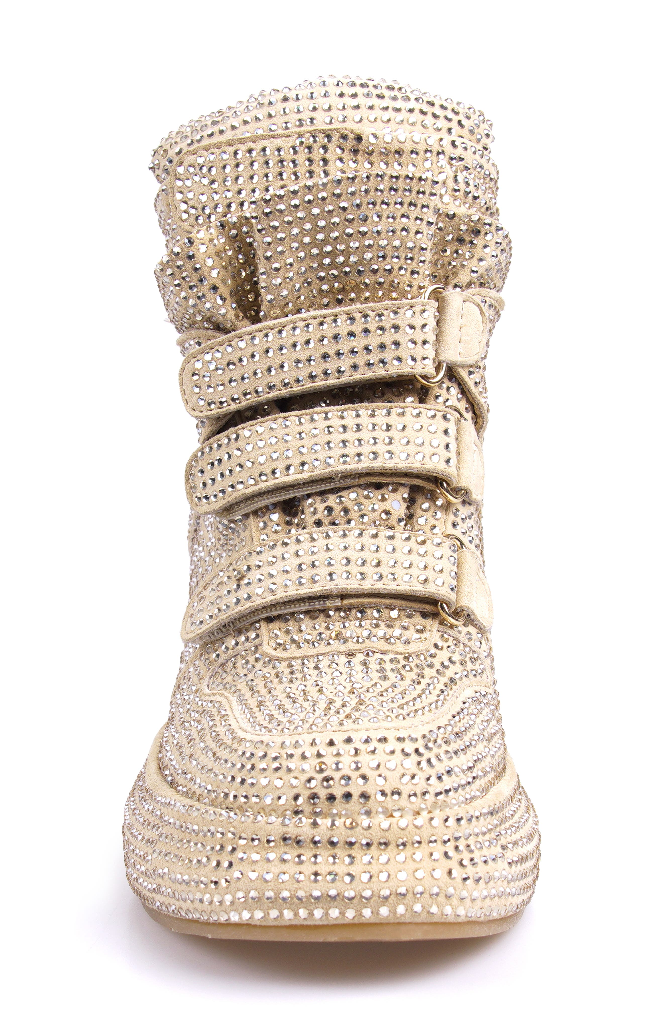 ZIGI Shorty Wedge Bootie, Alternate, color, Gold Suede