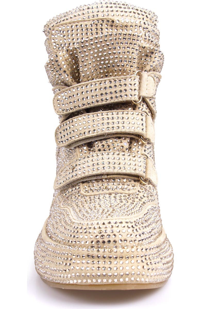 ZIGI Shorty Wedge Bootie, Alternate, color, Gold Suede