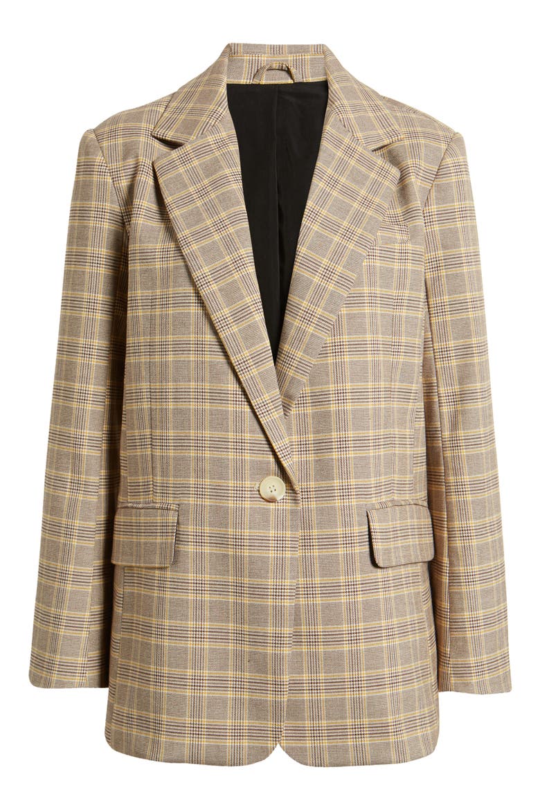 Crosby Plaid Blazer, Alternate, color, WINTER WHEAT