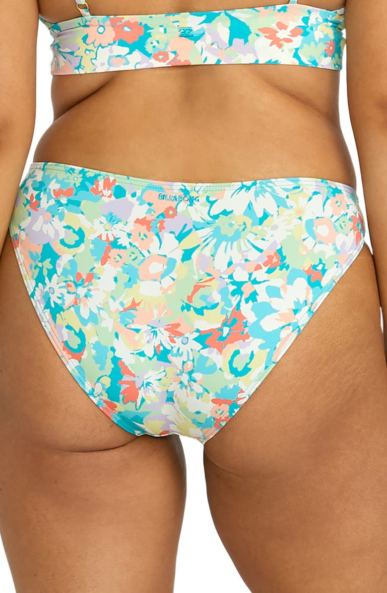 Billabong Bella Costa Lowrider Bikini Bottoms, Alternate, color, Blue Multi