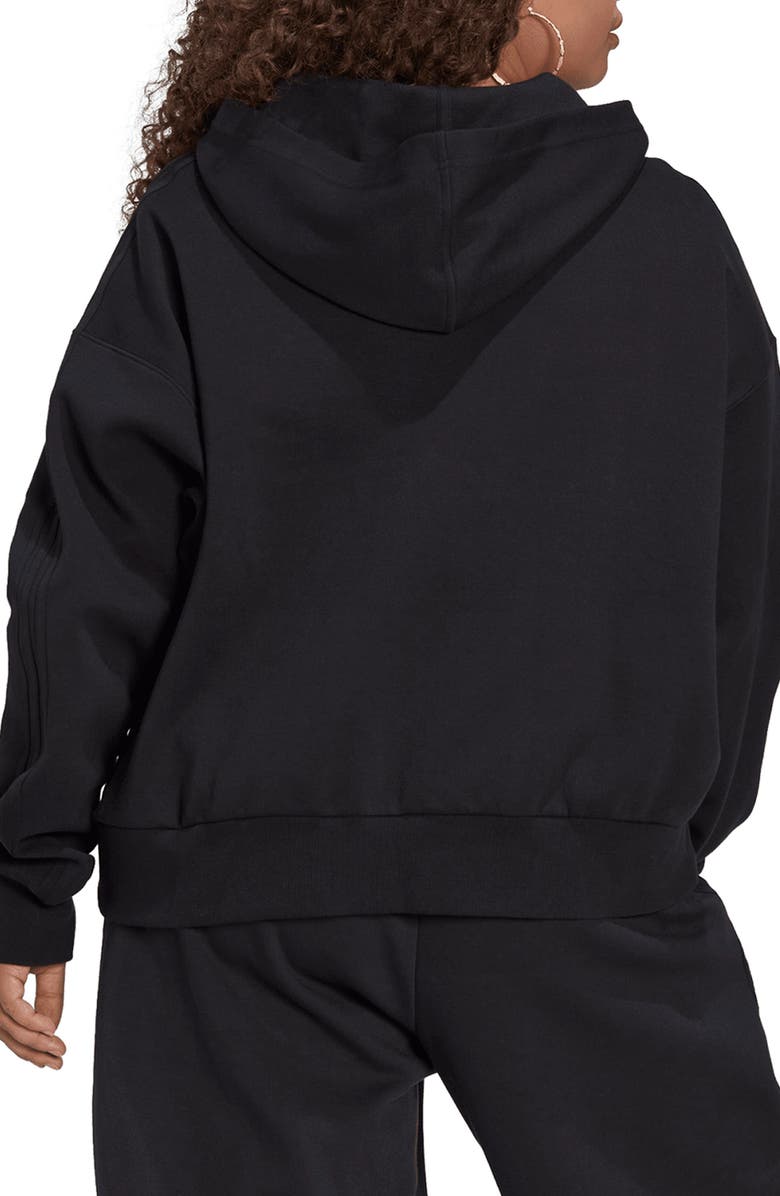 adidas Always Original Laced Hoodie, Alternate, color, Black