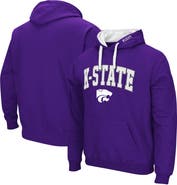 COLOSSEUM Men's Colosseum Purple Kansas State Wildcats Big & Tall Arch & Logo 2.0 Pullover Hoodie