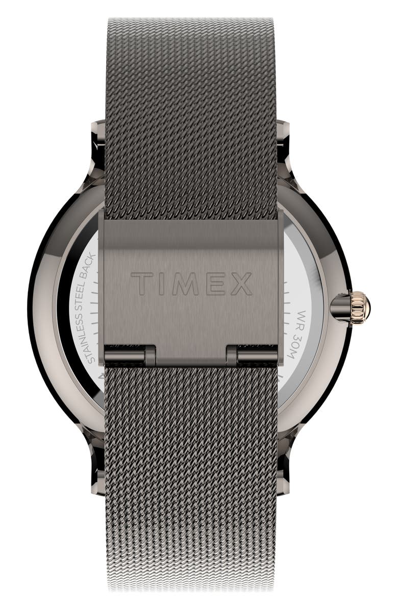 Timex<sup>®</sup> Transcend Mesh Strap Watch, 38mm, Alternate, color, 