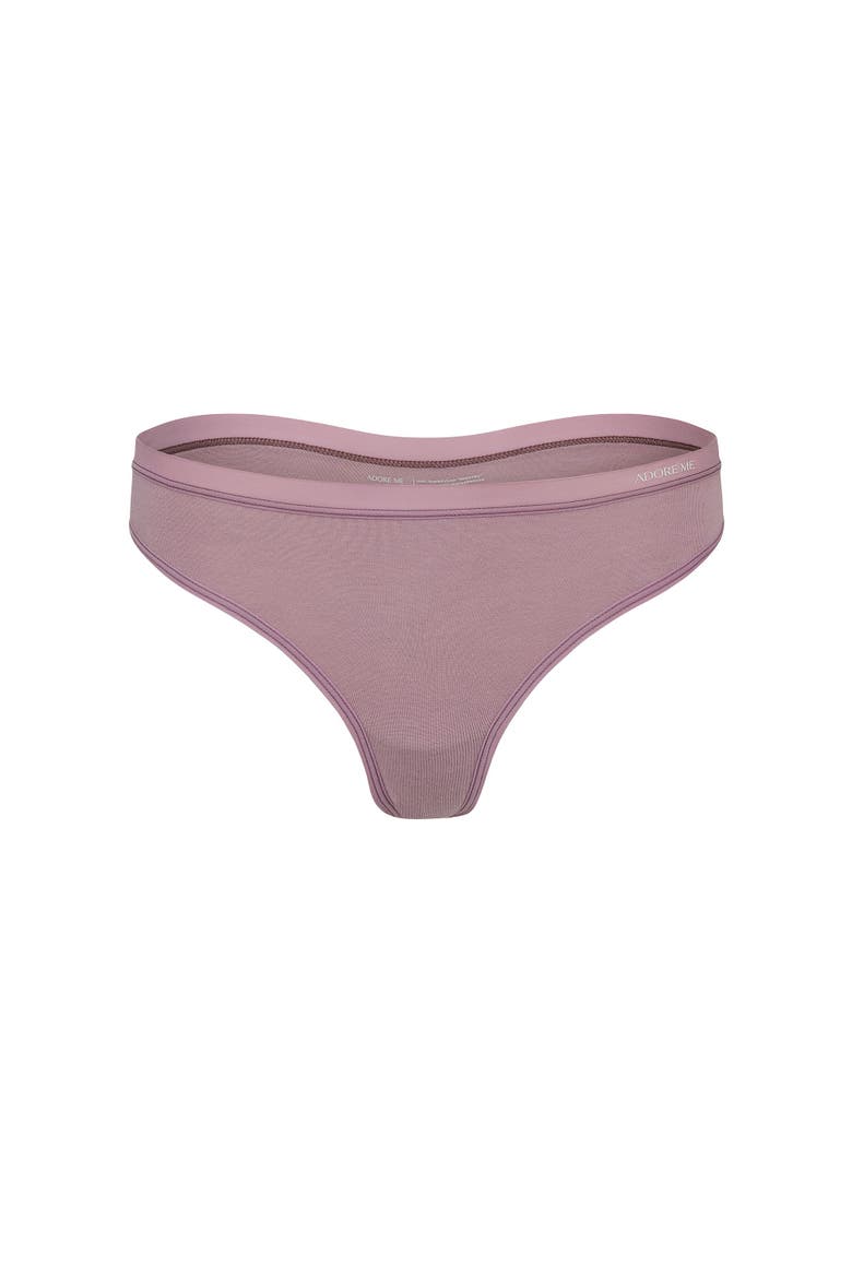 Ezra Thong Panties, Alternate, color, Dark purple