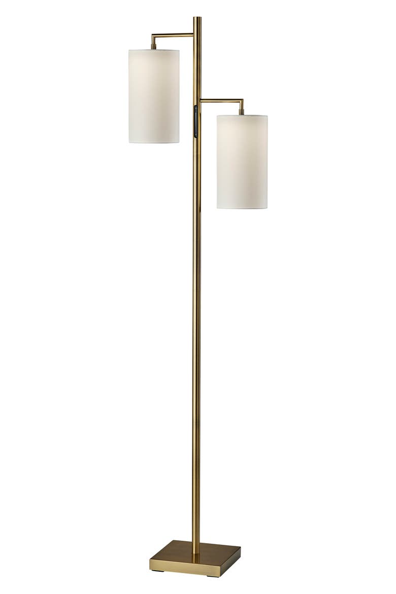 Matilda LED Tree Floor Lamp, Main, color, ANTIQUE BRASS
